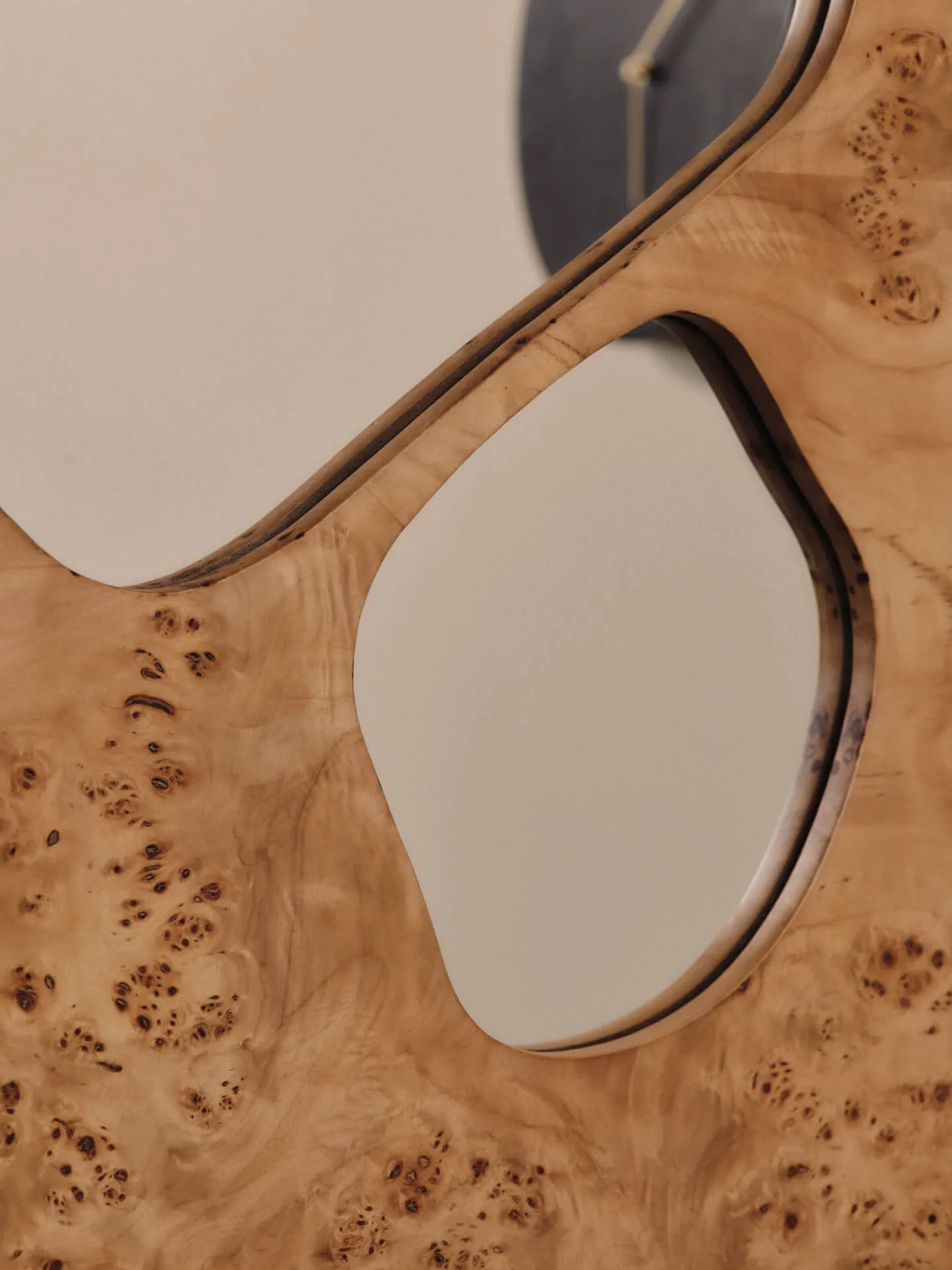 Folia espelho, Natural burl, 82 cm Ferm Living