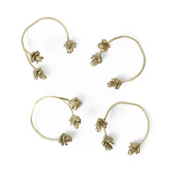 Forest anel de guardanapo 4 unid. - Latão - Ferm Living