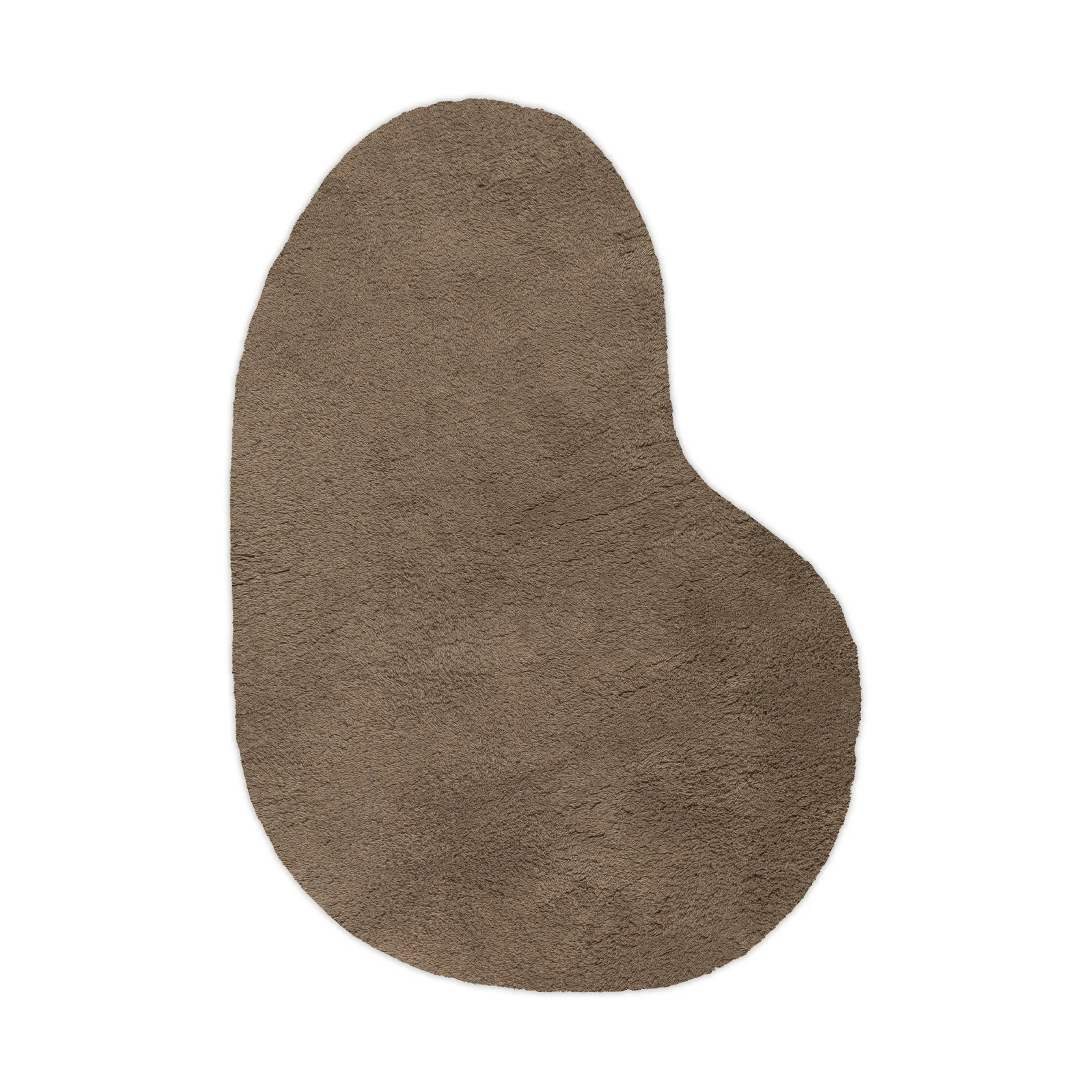 Forma tapete de lã 175x250 cm, Castanho Cinza Ferm Living