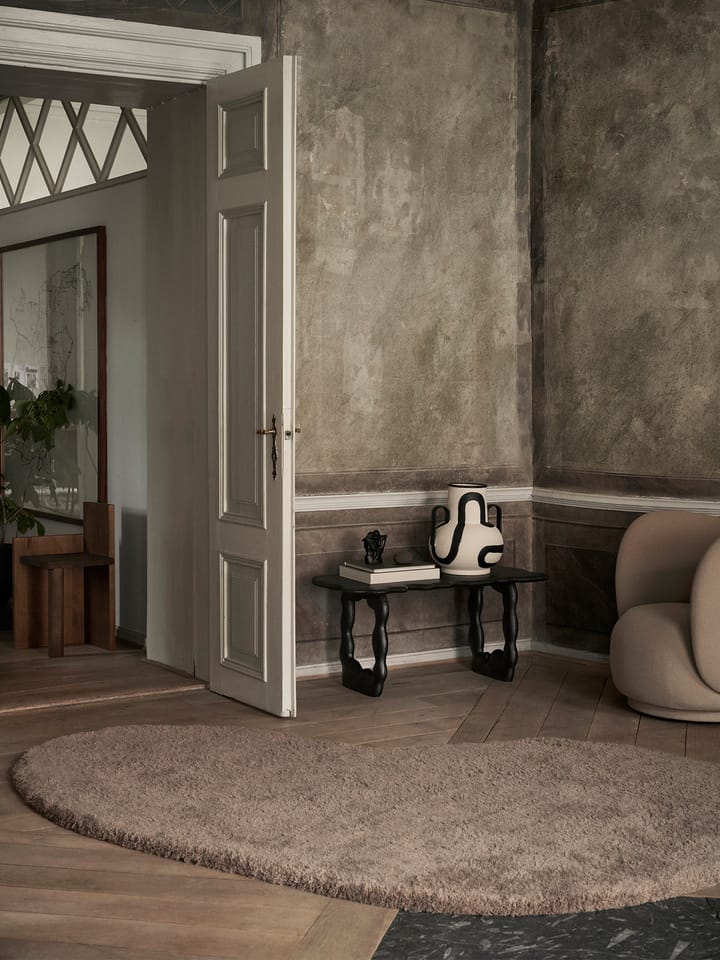 Forma tapete de lã 175x250 cm, Castanho Cinza Ferm Living