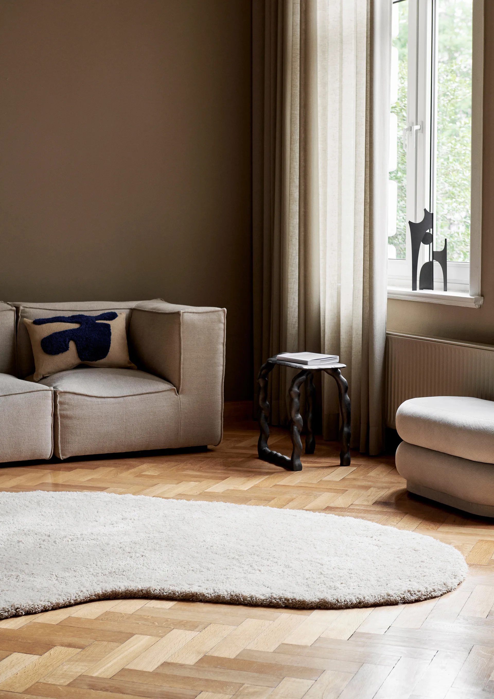 Forma tapete de lã 175x250 cm, Off-white Ferm Living