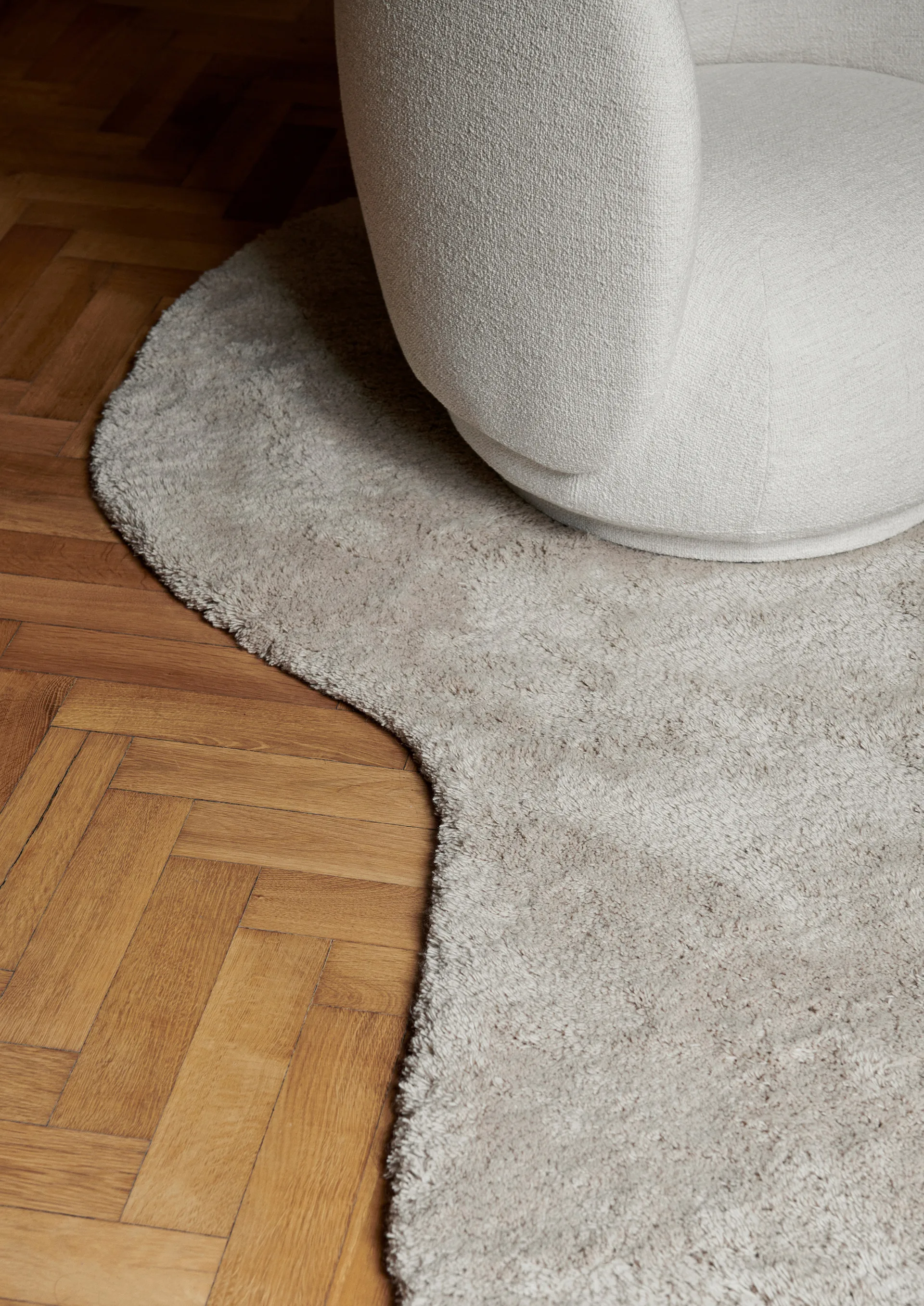 Forma tapete de lã 175x250 cm, Off-white Ferm Living