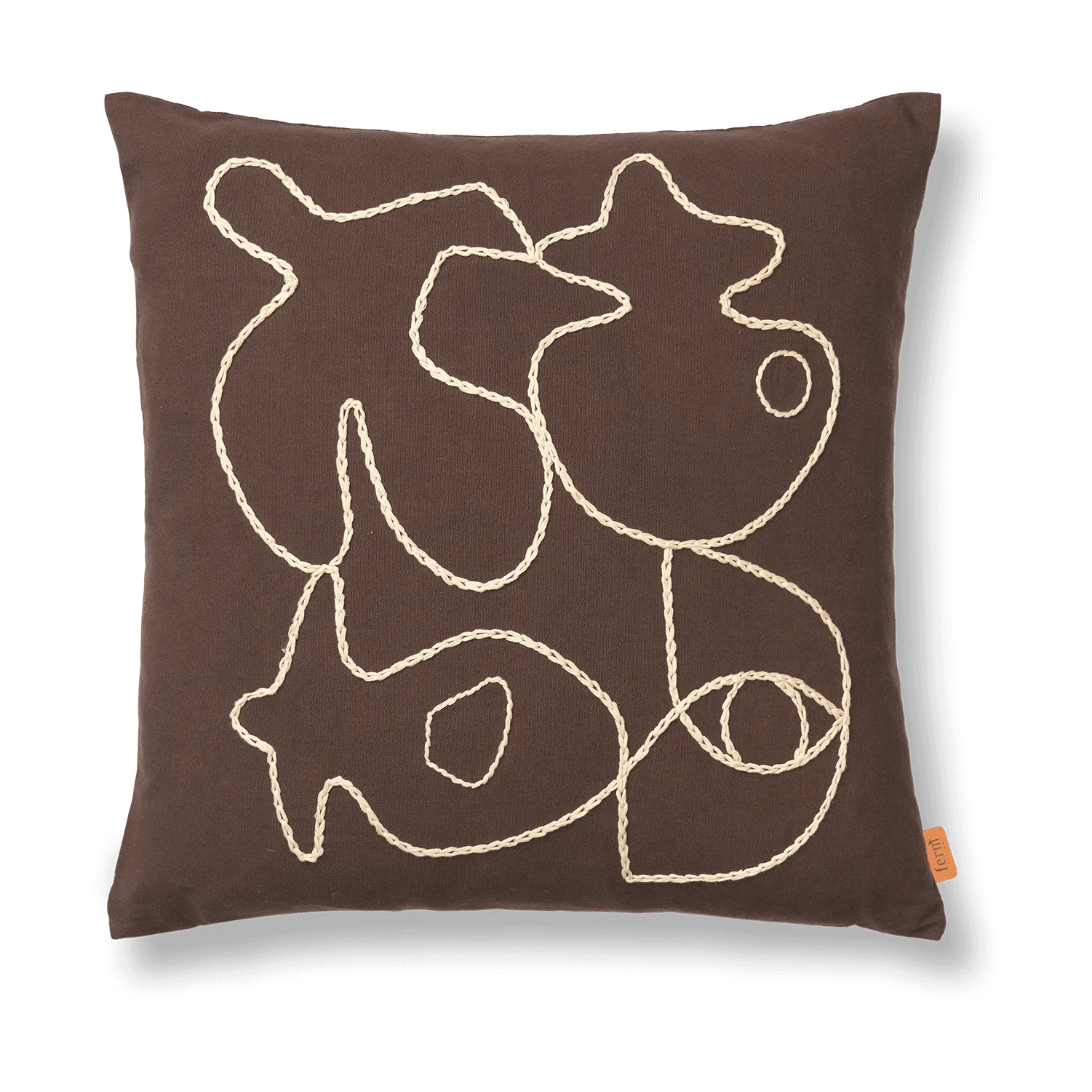 Fronha Figure 50x50 cm, Café-Areia Ferm Living