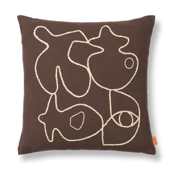 Fronha Figure 50x50 cm - Café-Areia - Ferm Living
