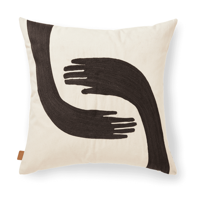 Fronha Pose 50x50 cm - Coffee-undyed - Ferm Living