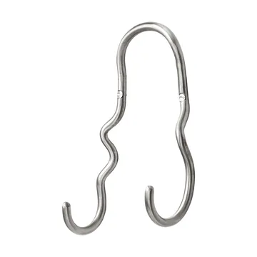 Gancho Curvature duplo - Aço inoxidável - Ferm Living