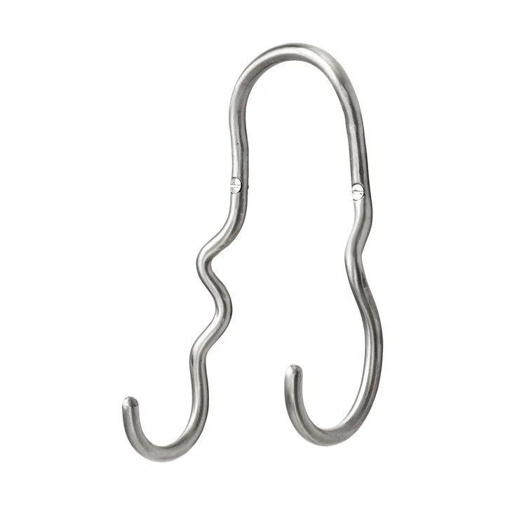 Gancho Curvature duplo - Aço inoxidável - Ferm Living