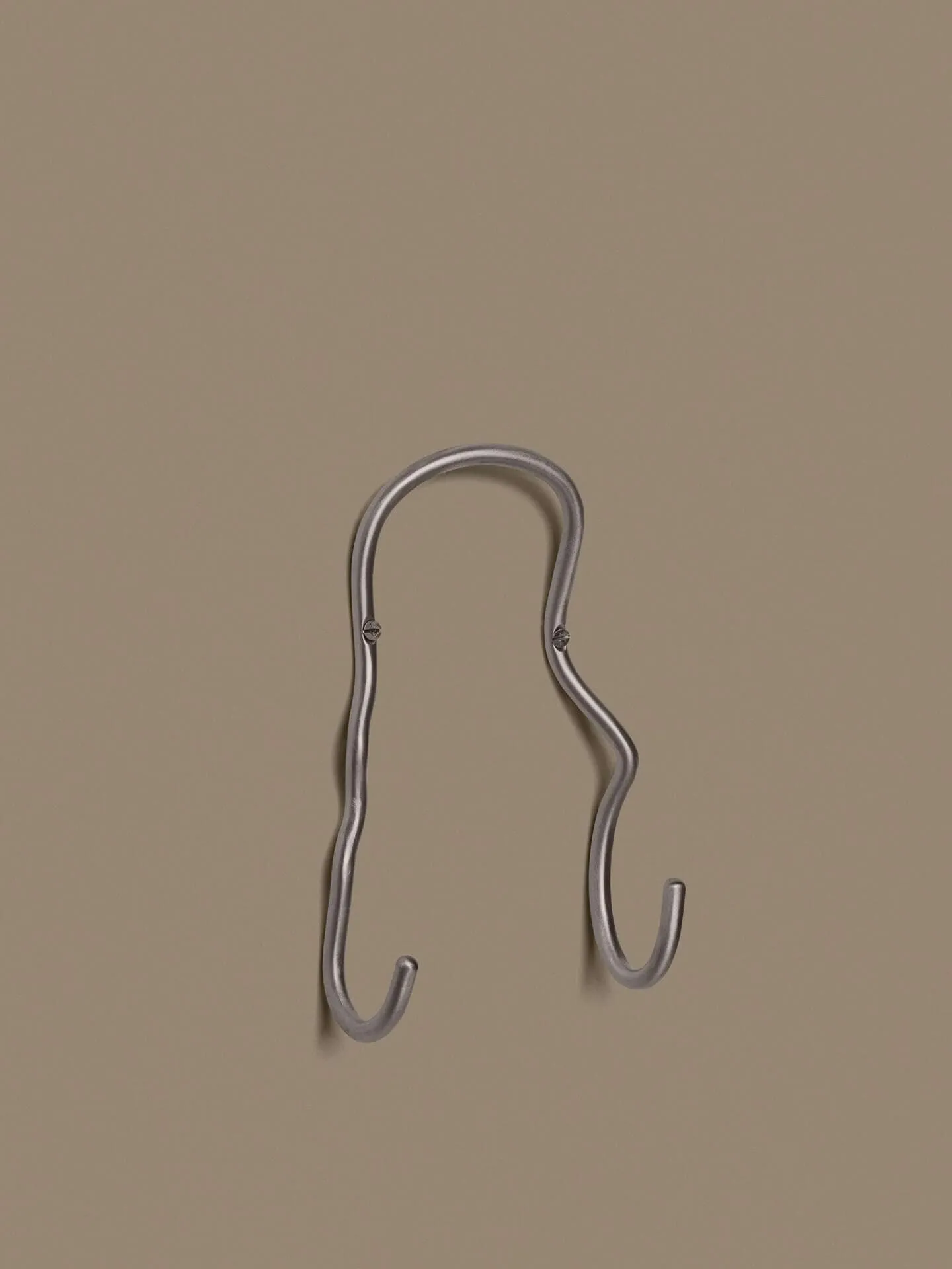 Gancho Curvature duplo, Aço inoxidável Ferm Living