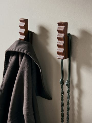 Gancho Unda 2 un. - Castanho Escuro - Ferm Living