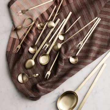 Garfo de sobremesa de latão - 12,5 cm - Ferm Living