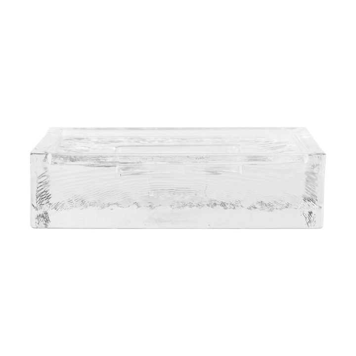 Gradia castiçal quadrado 16x16 cm - Clear - Ferm Living