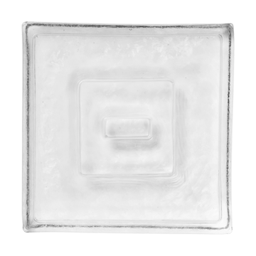 Gradia castiçal quadrado 16x16 cm - Clear - Ferm Living