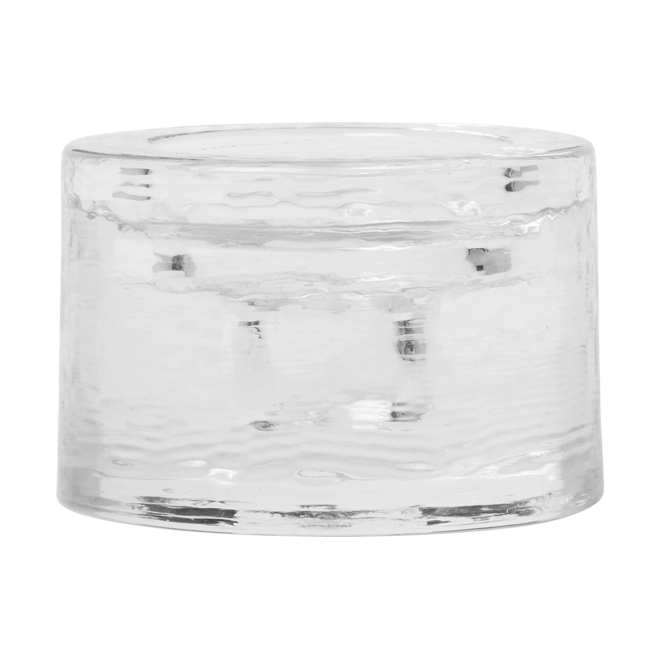 Gradia castiçal redondo Ø8 cm - Clear - Ferm Living