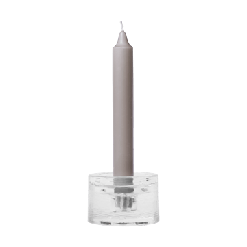 Gradia castiçal redondo Ø8 cm - Clear - Ferm Living