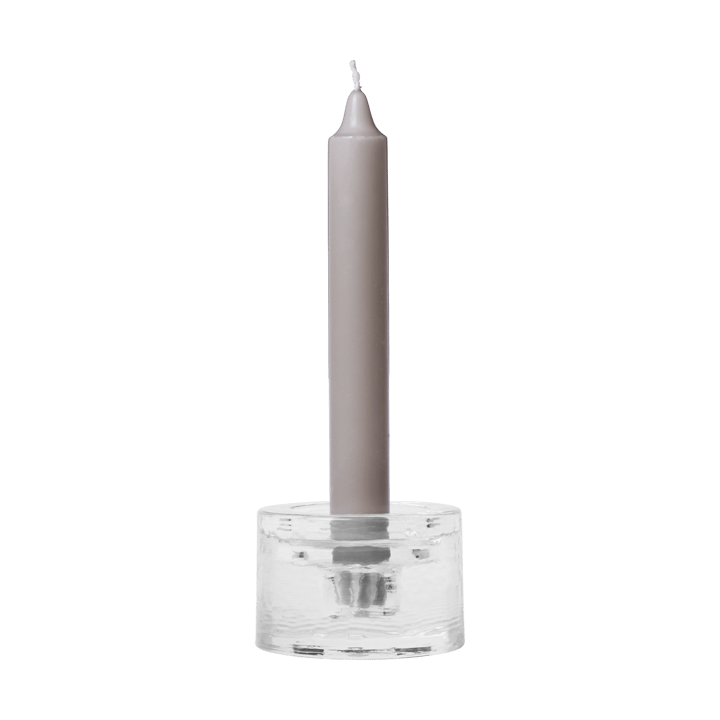 Gradia castiçal redondo Ø8 cm, Clear Ferm Living