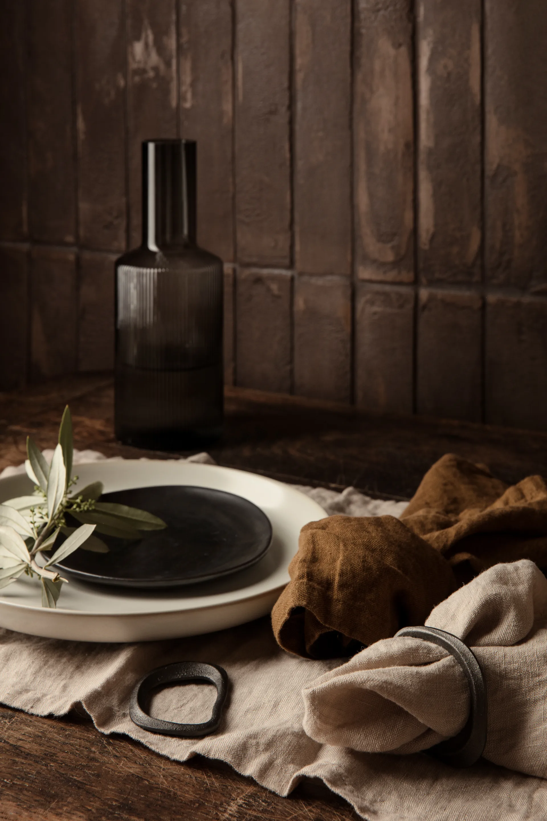 Guardanapo de linho Ferm Living 2 un., Natural Ferm Living