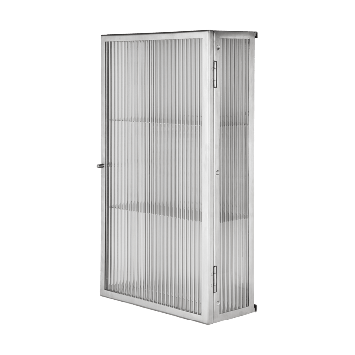 Haze armário de parede, Reeded glass - stainless steel Ferm Living