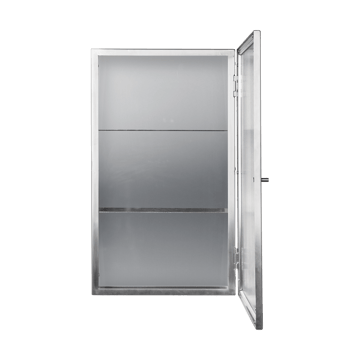 Haze armário de parede - Reeded glass - stainless steel - Ferm Living