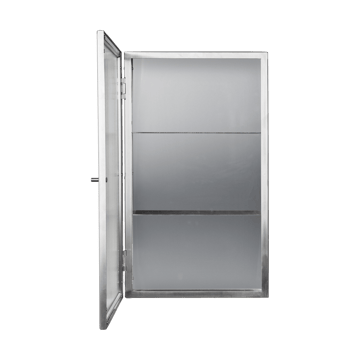 Haze armário de parede - Reeded glass - stainless steel - Ferm Living