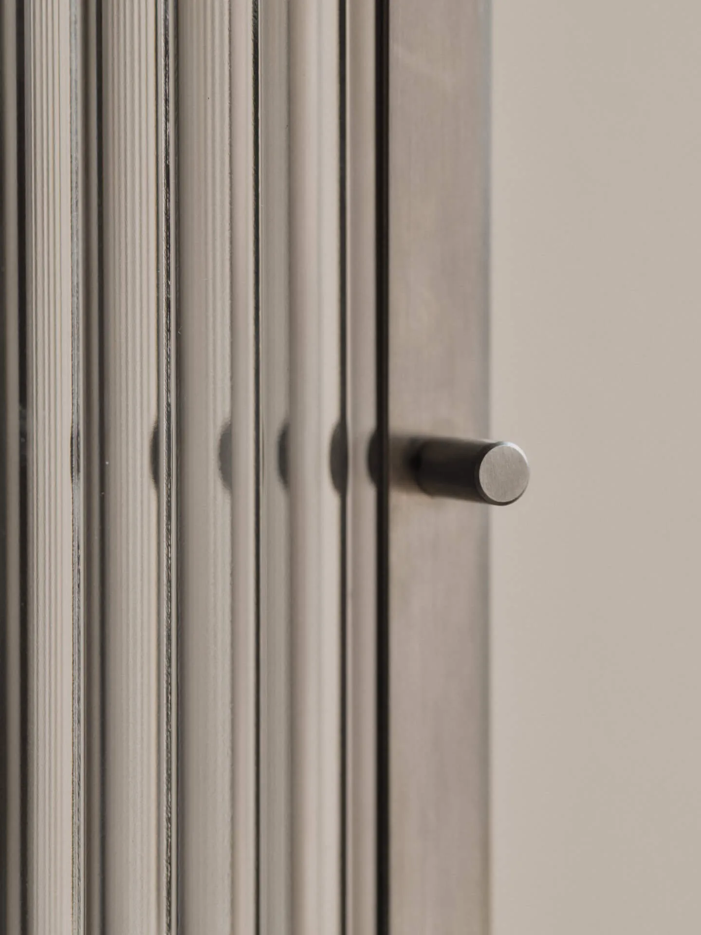 Haze armário de parede, Reeded glass - stainless steel Ferm Living