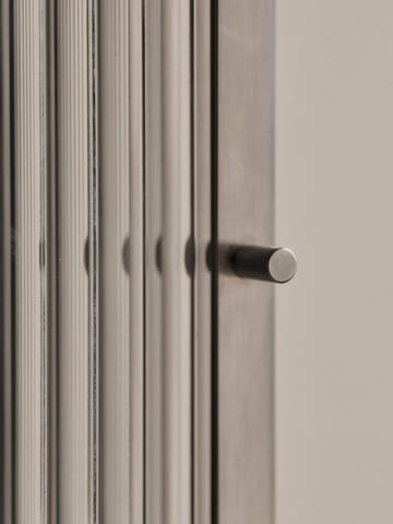 Haze armário de parede - Reeded glass - stainless steel - Ferm Living