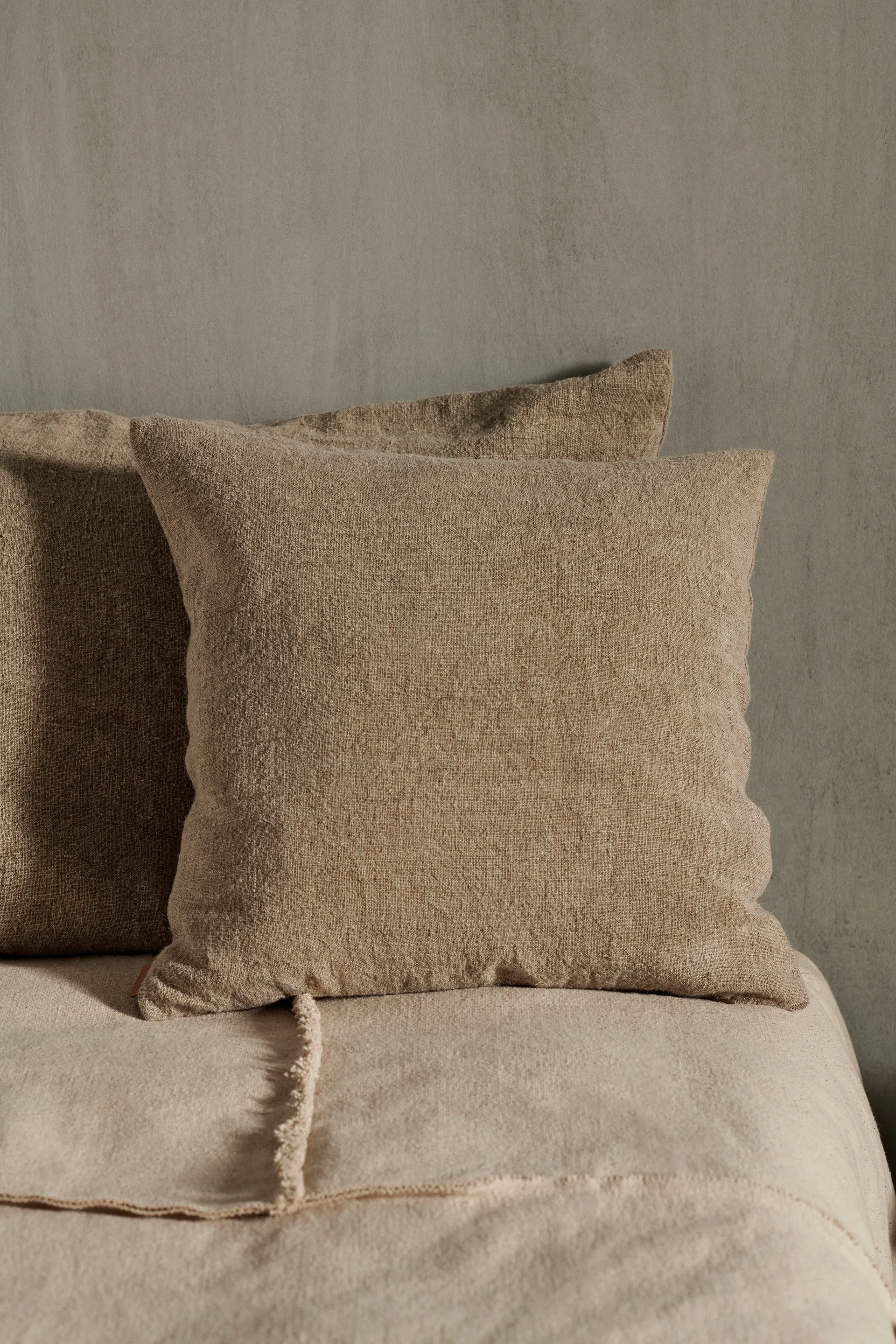 Heavy Linen almofada 50x50 cm, Natural Ferm Living