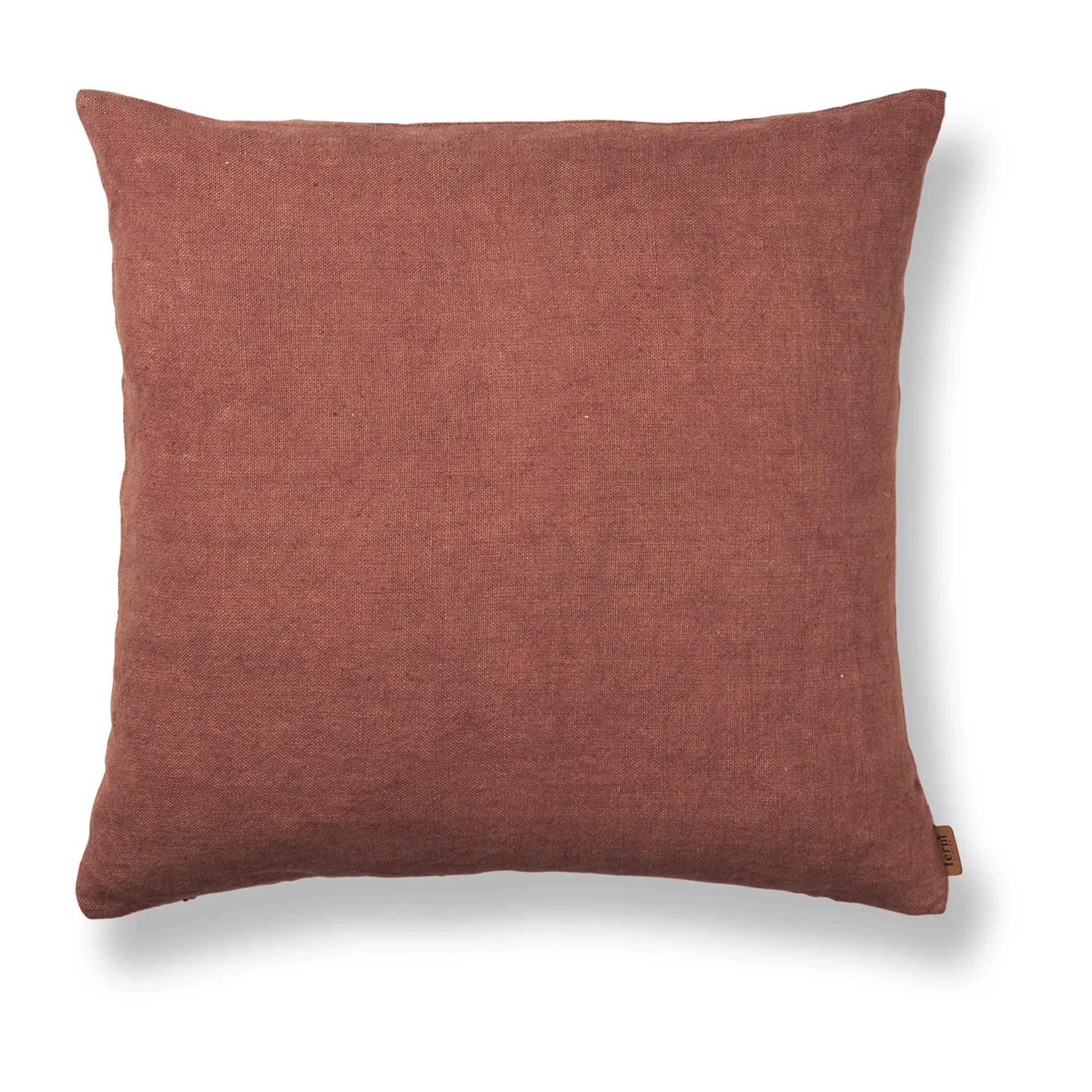 Heavy Linen almofada 50x50 cm, Vermelho baga Ferm Living