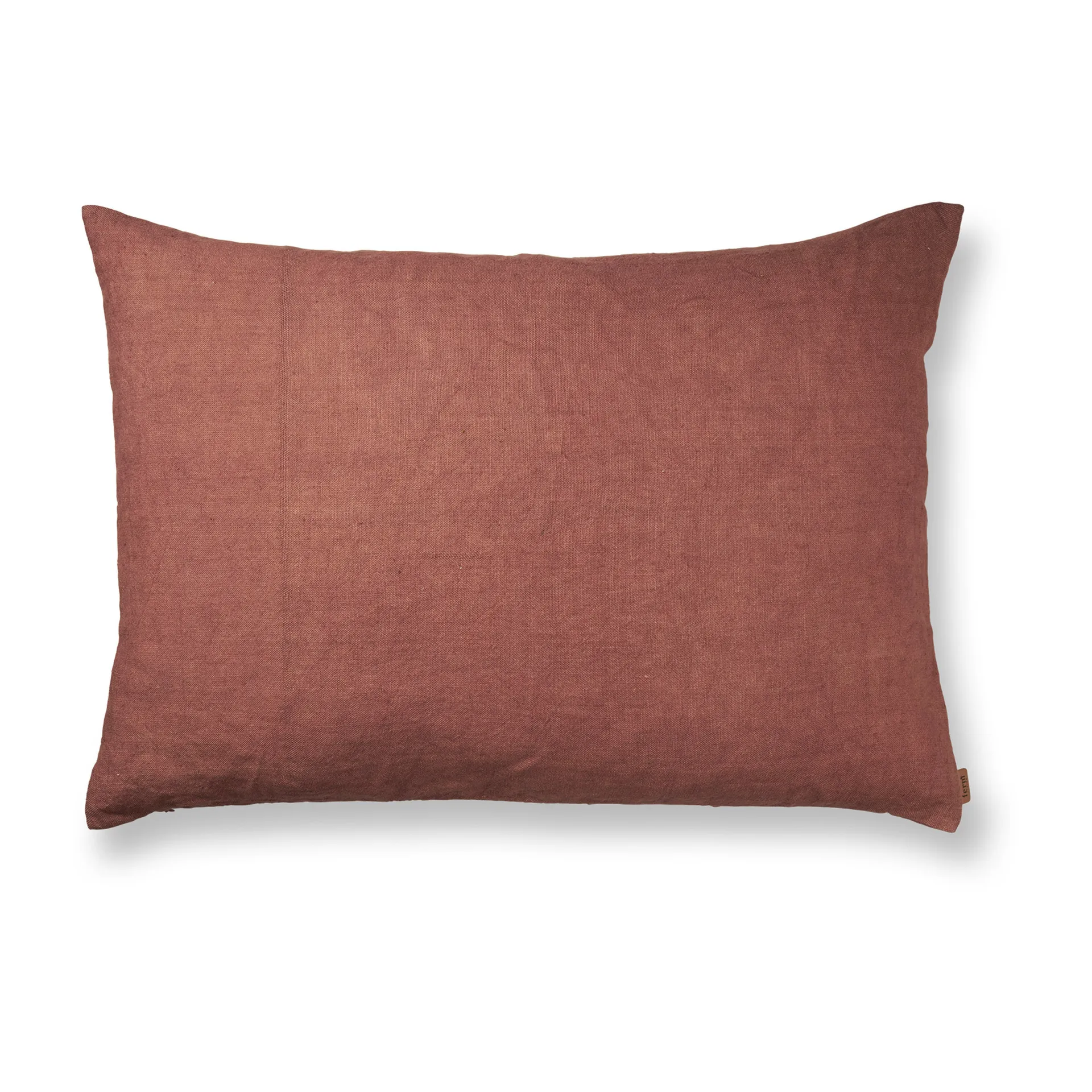 Heavy Linen almofada 60x80 cm, Vermelho baga Ferm Living