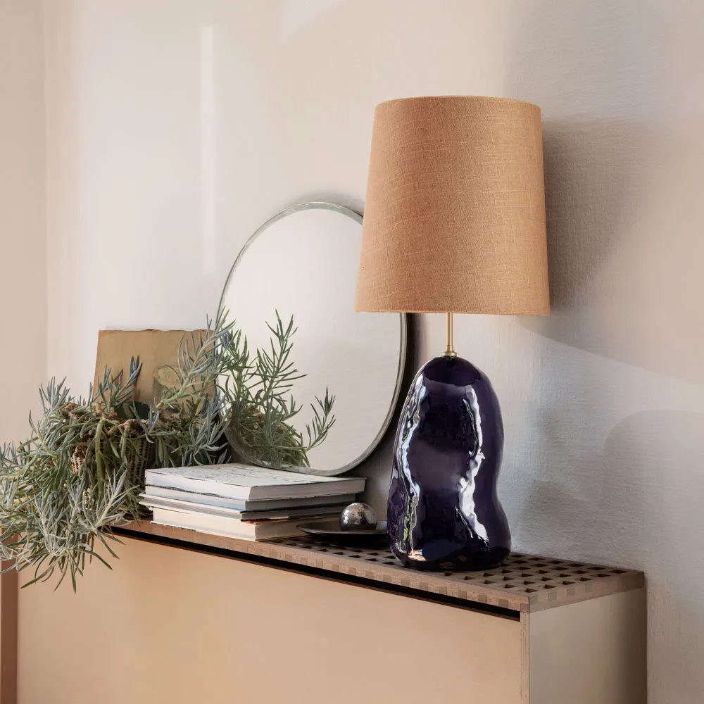 Hebe pé para candeeiro, Cinza escuro, grande Ferm Living