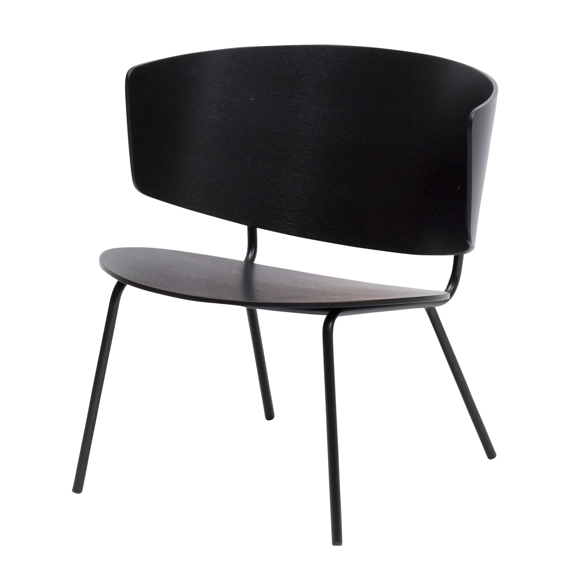Herman cadeira lounge, Preto Ferm Living