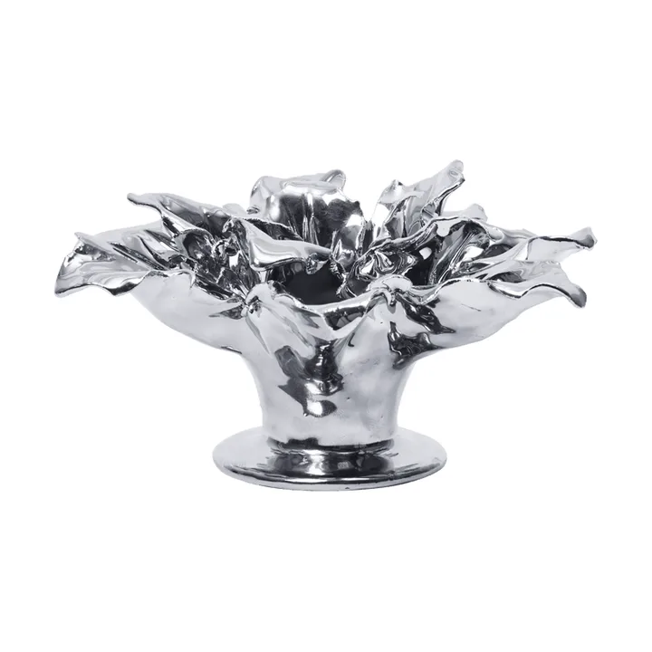 Holly Leaf castiçal - Silver, 7 cm - Ferm Living