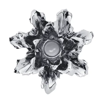 Holly Leaf castiçal - Silver, 7 cm - Ferm Living