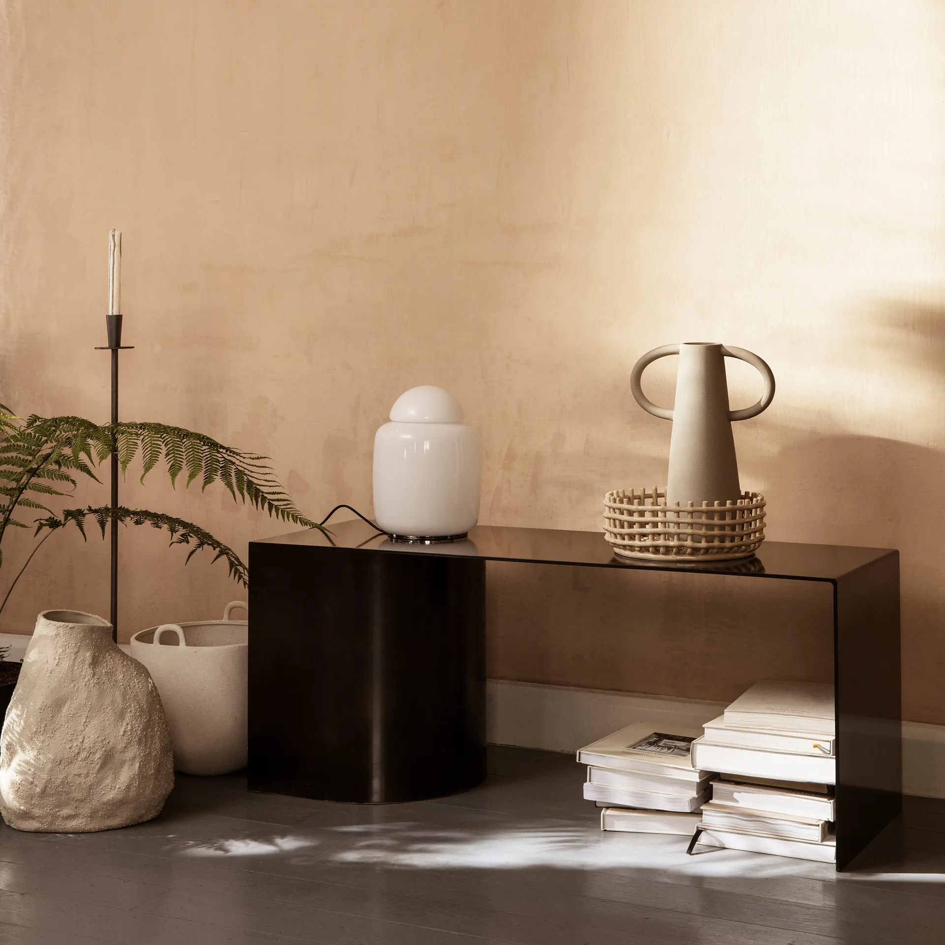 Hoy castiçais - alto 86 cm, Preto Ferm Living