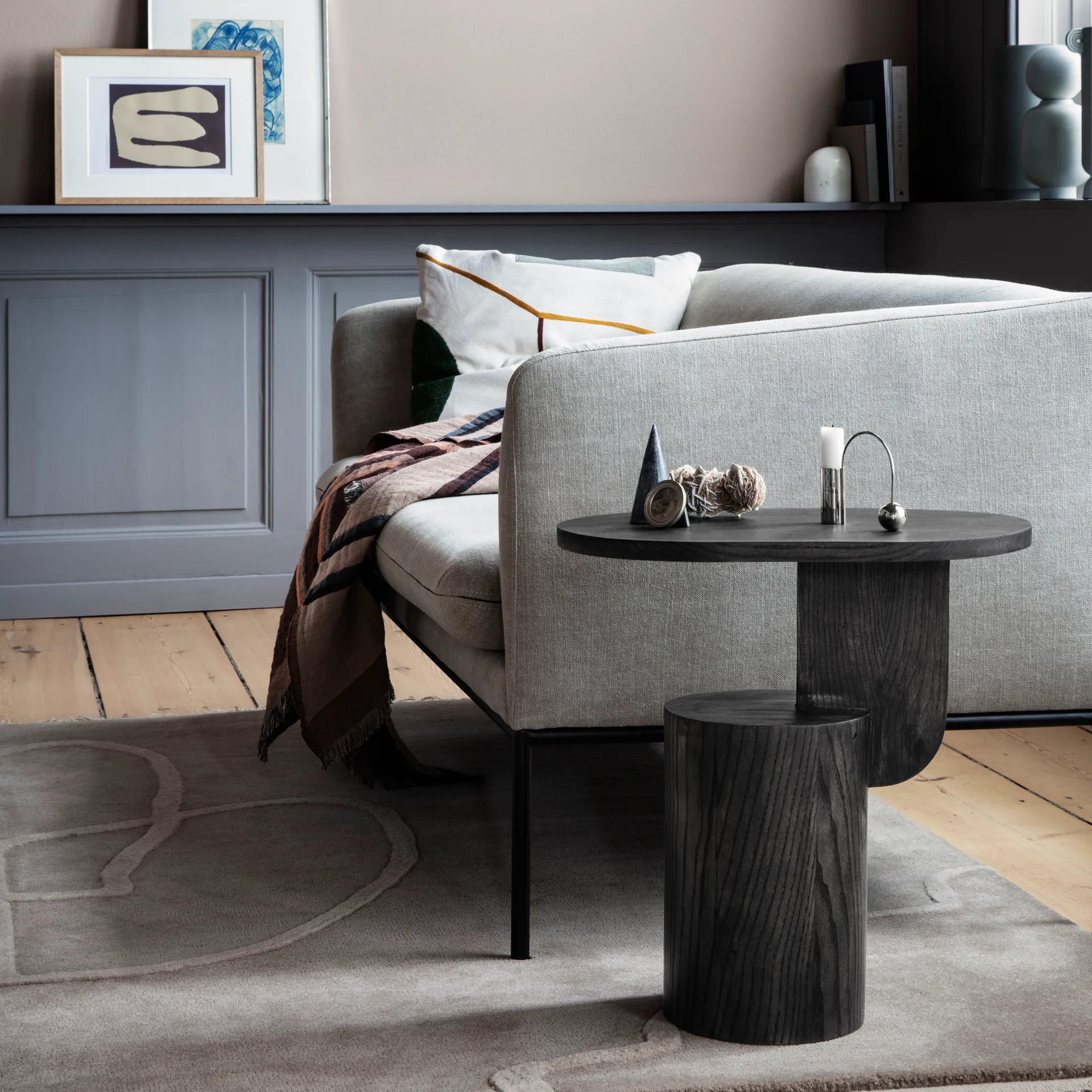Insert mesa de apoio, Preto Ferm Living