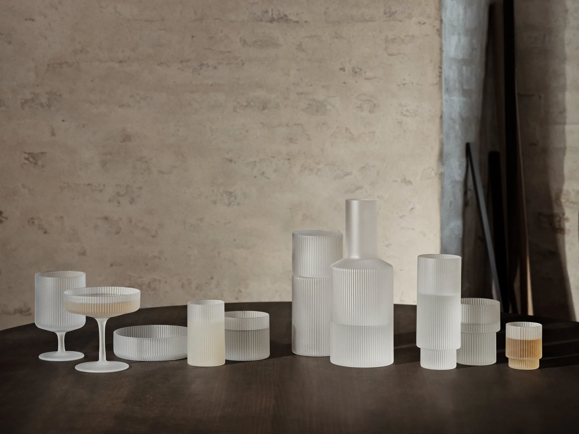 Jarro Ripple, Frosted Ferm Living