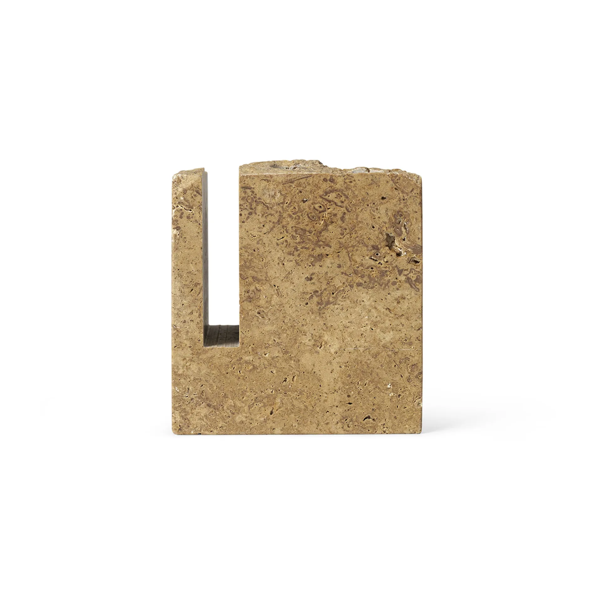 Klint porta-lápis 9x9 cm, Bege travertina Ferm Living
