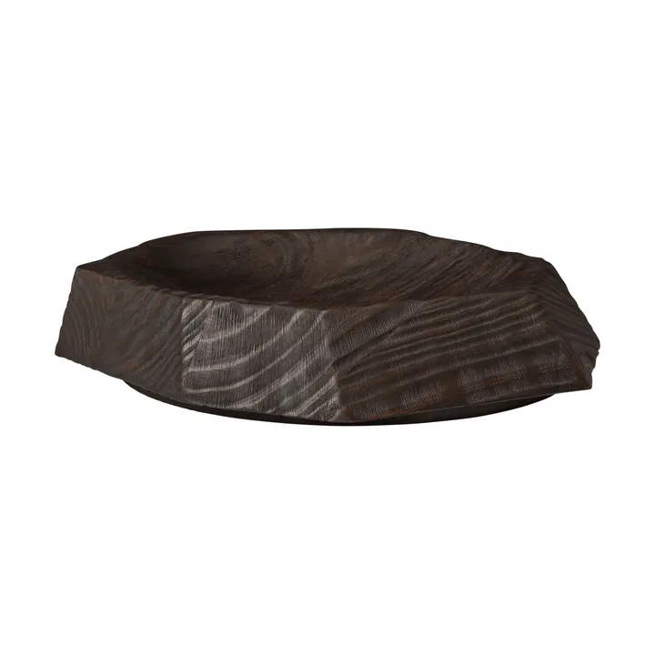 Koh centro de mesa prato decorativo - Castanho escuro, 35 cm - Ferm Living