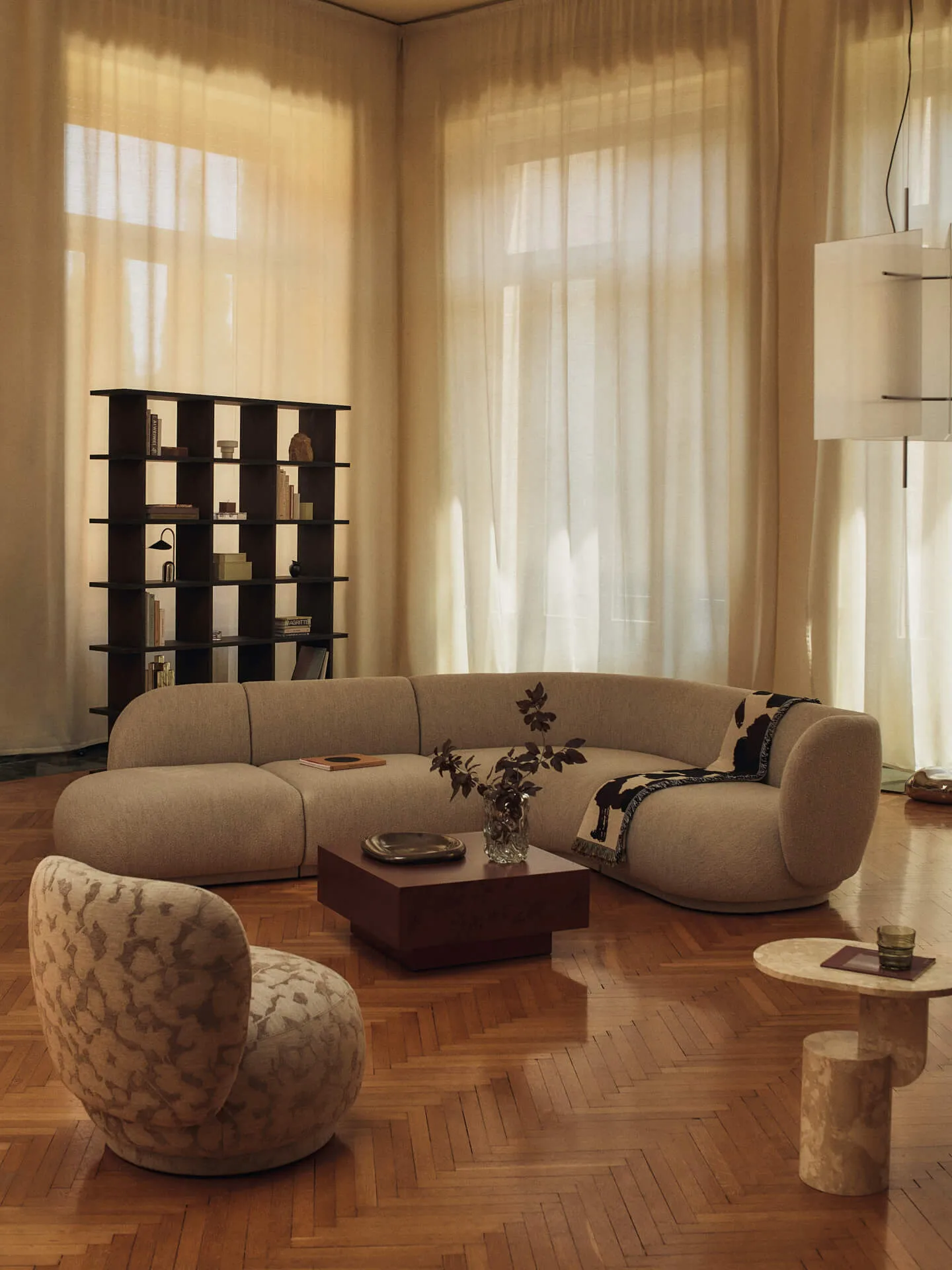 Kona estante 3x6, Dark Stained Ferm Living