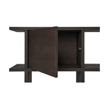 Kona estante com módulo de armário - Dark Stained - Ferm Living