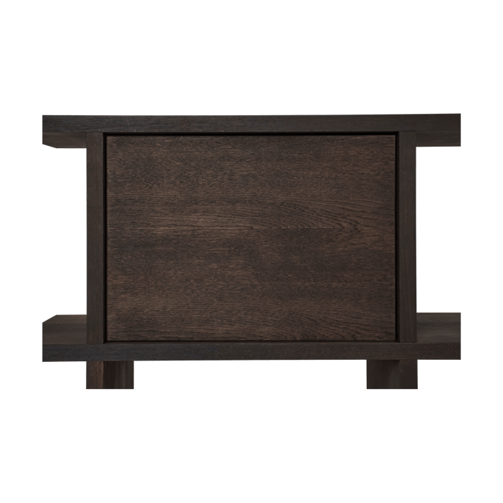 Kona estante com módulo de armário, Dark Stained Ferm Living