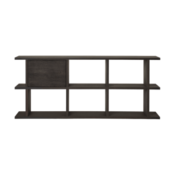Kona estante com módulo de armário - Dark Stained - Ferm Living