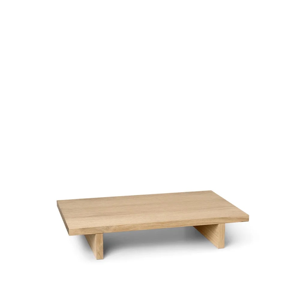 Kona mesa de apoio low table, Carvalho folheado a natural Ferm Living