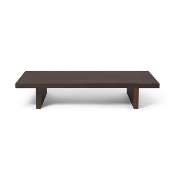 Kona mesa de apoio low table - Dark Stained oak veneer - Ferm Living