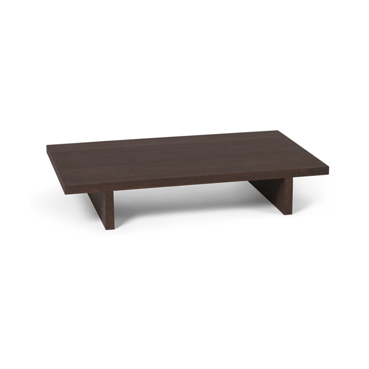 Kona mesa de apoio low table, Dark Stained oak veneer Ferm Living