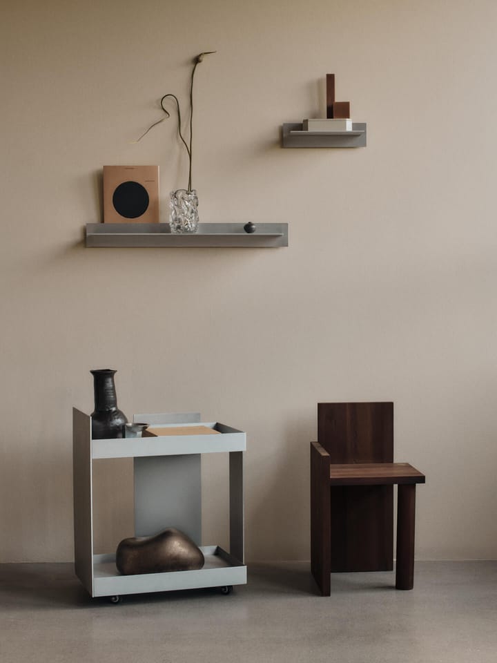 Lager prateleira de parede simples 85 cm, Aluminium Ferm Living