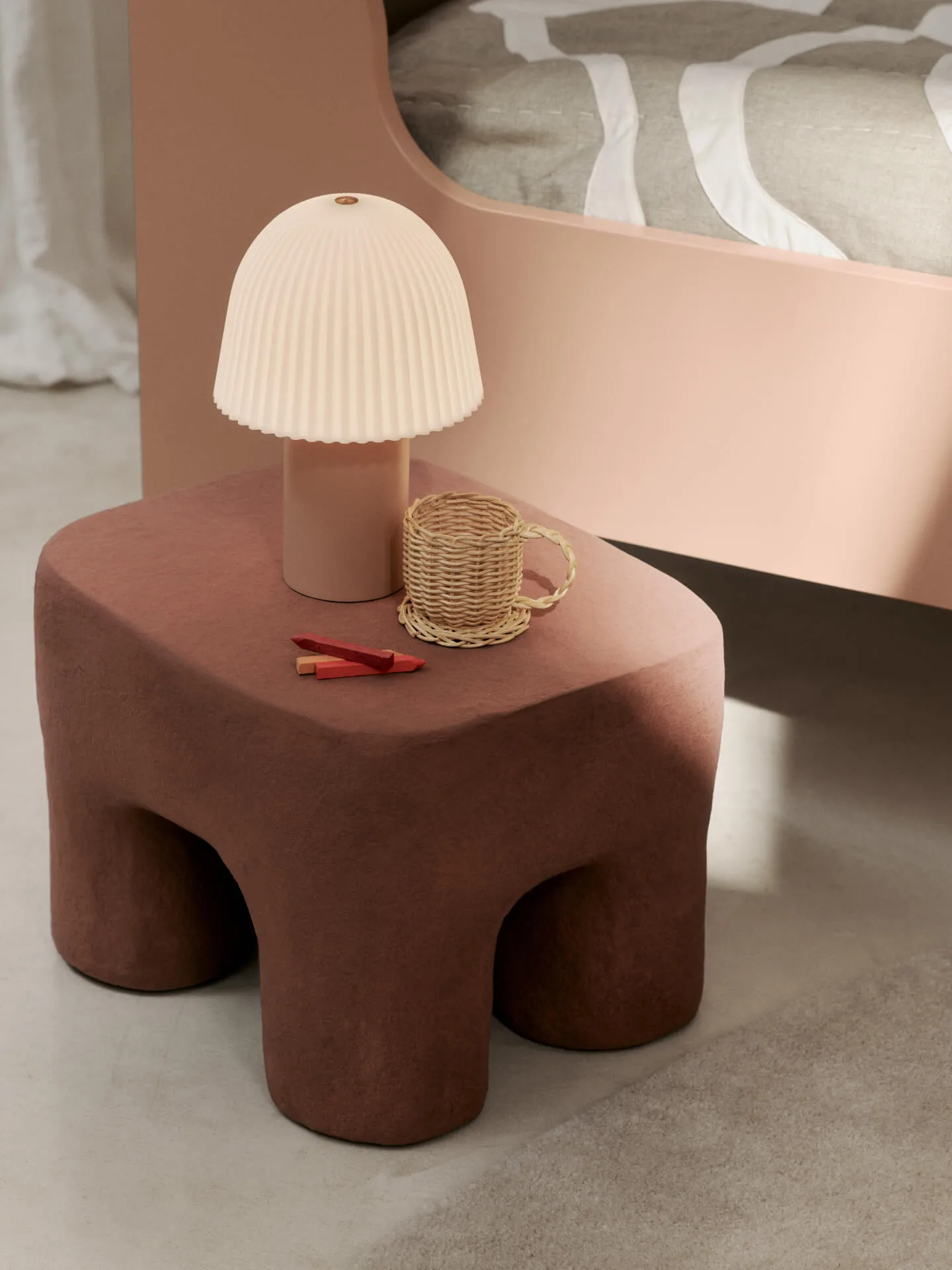 Lâmpada portátil Frill, Rose-white Ferm Living