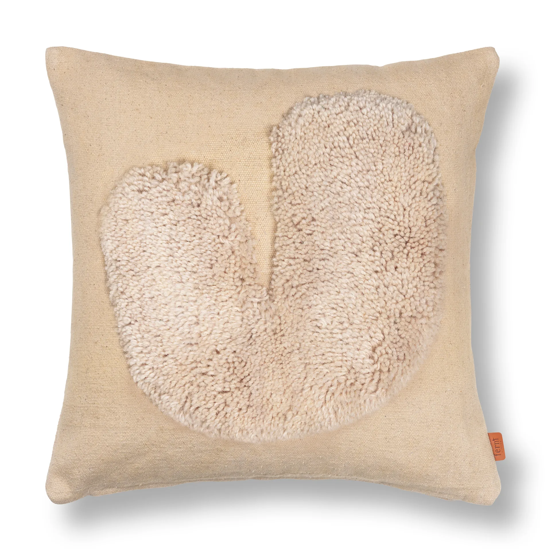 Lay almofada 50x50 cm, Sand / Off-white Ferm Living