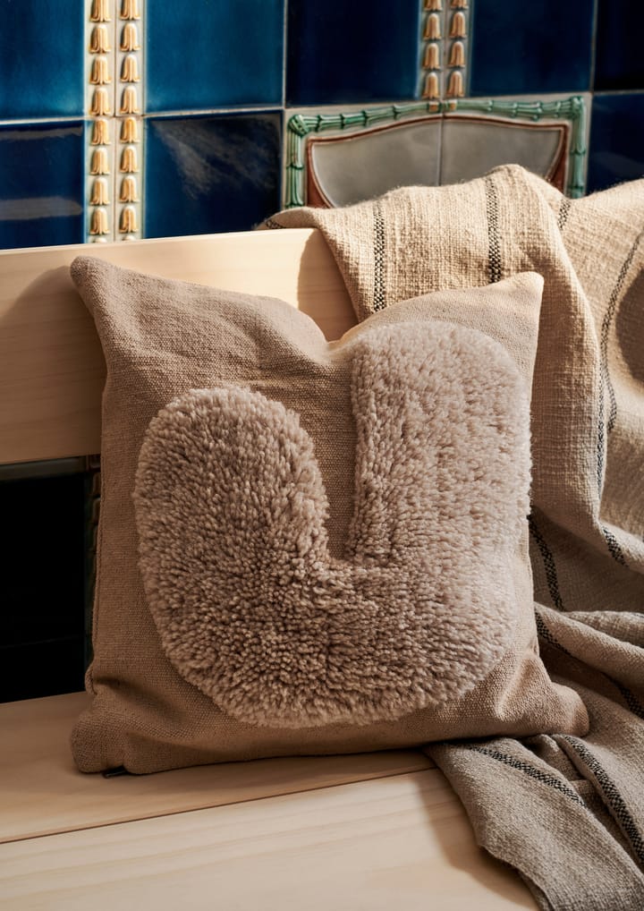 Lay almofada 50x50 cm, Sand / Off-white Ferm Living