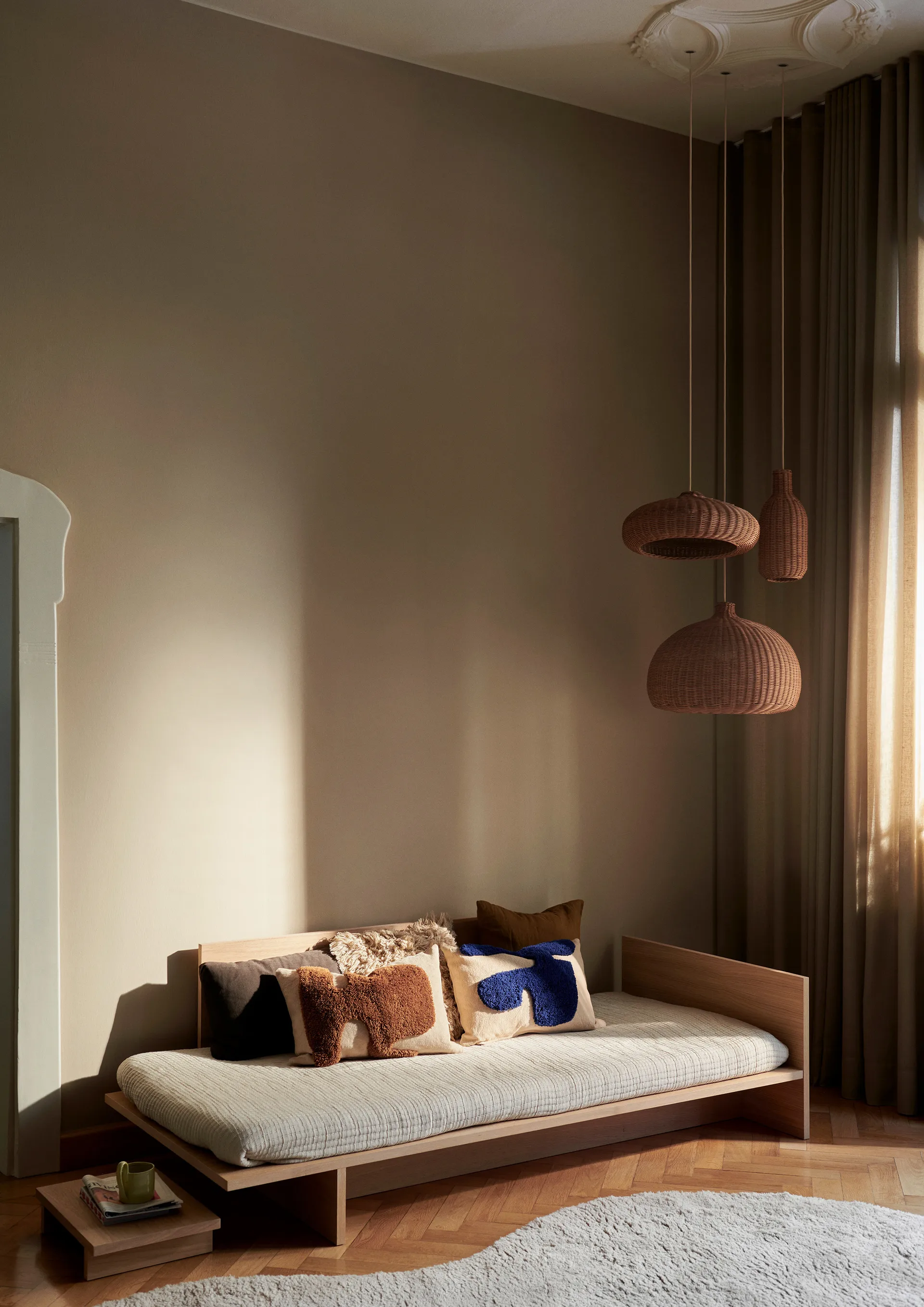 Lay almofada rectangular 40x60 cm, Sand / Alga açucarada Ferm Living