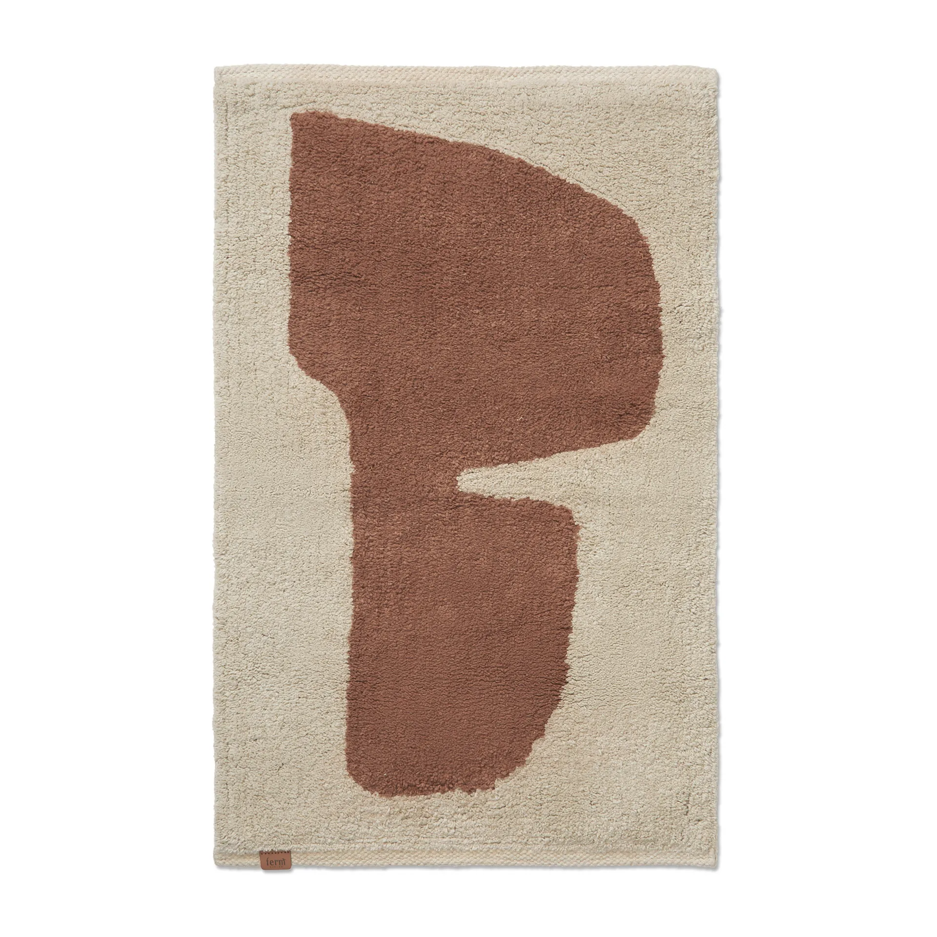 Lay tapete para casa de banho 50x70 cm, Parchment-rust Ferm Living